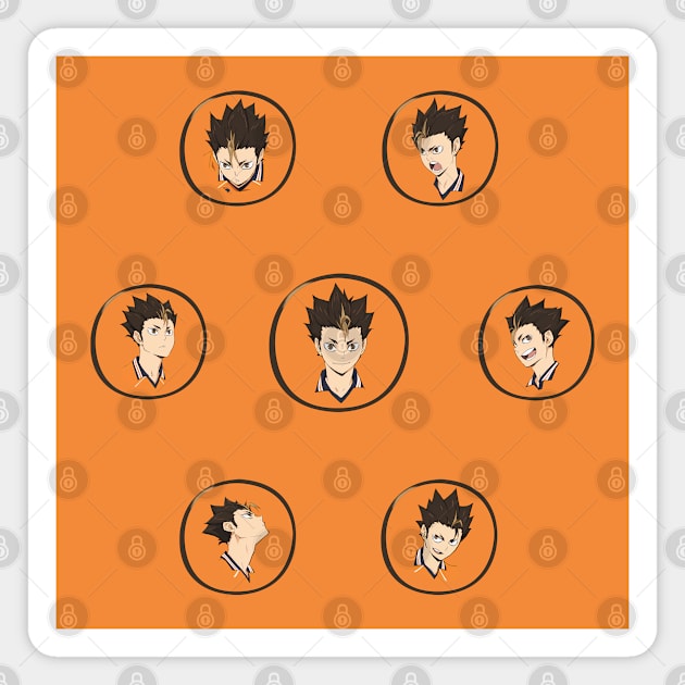 Haikyuu!! - Yu Nishinoya Magnet by InalZ